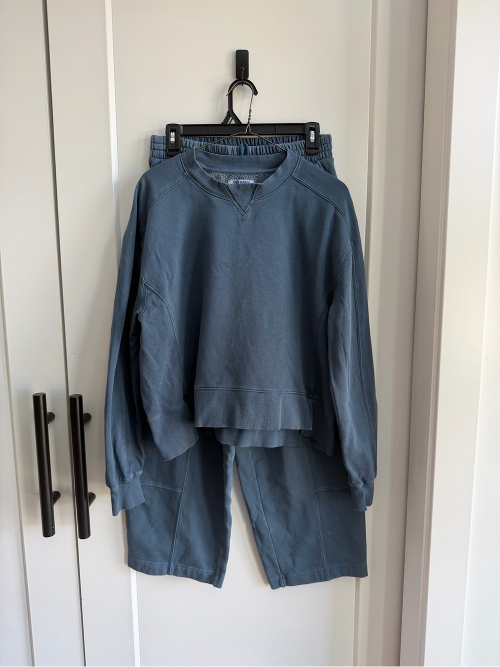 🦋 *SET* Old Navy Slate Blue Women’s Sweat Set XS sweatshirt S sweatpants